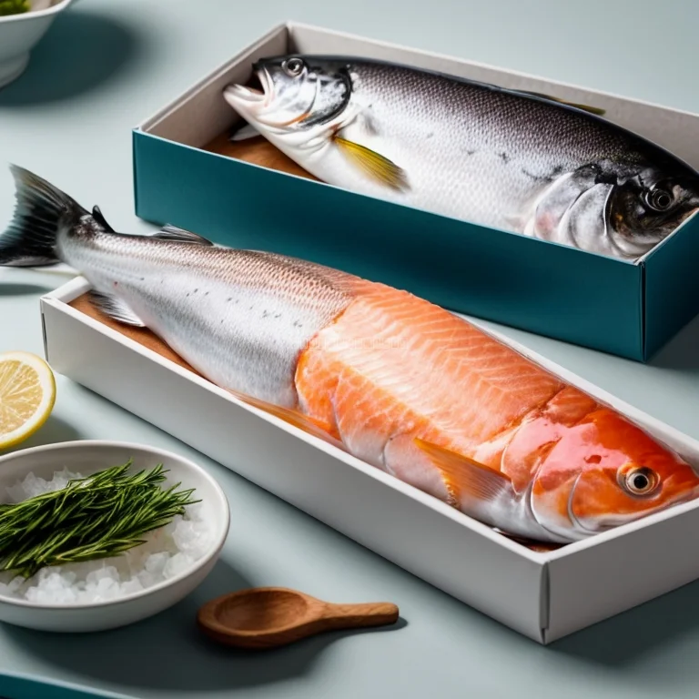 魚を調理する手元